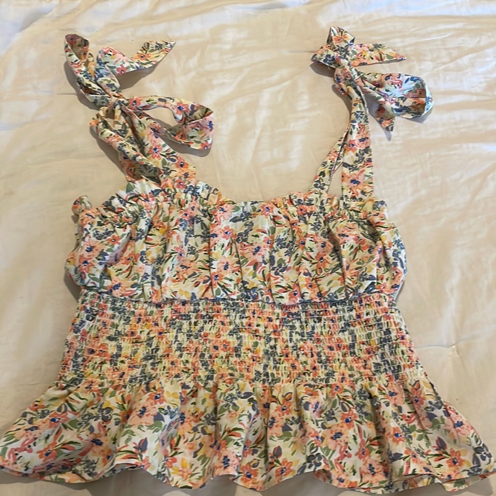floral tank top
